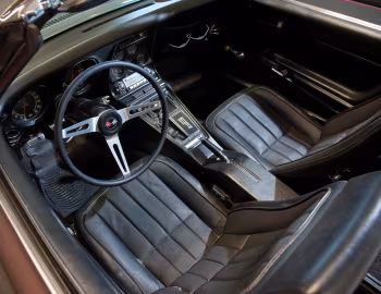 Interior 1969 Chevrolet Corvette Stingray L68 427/400 HP Convertible (19467)