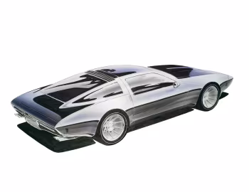 Boceto Chevrolet Corvette XP-897 GT Two-Rotor Concept '1973