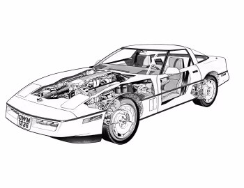 1990 Chevrolet Corvette ZR1 Sport Coupe (1YY07)