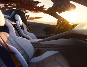 Interior 2026 Chevrolet Corvette ZR1X Convertible "Quail Silver Limited Edition" [North America] (C8) '2025–pr.