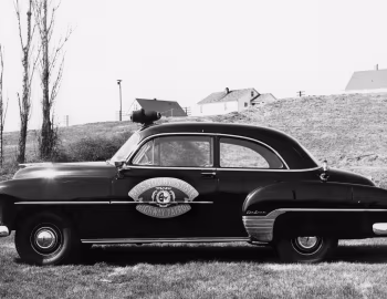 1952 Chevrolet DeLuxe Styleline 2-door Sedan Police (KK-2102 1011)