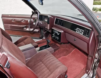 Interior 1986–87 Chevrolet El Camino SS (W80)