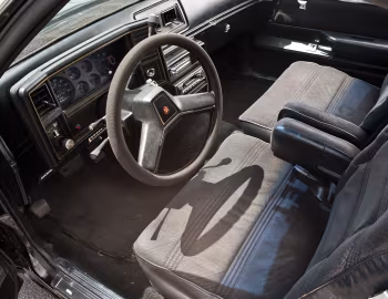 Interior 1978 Chevrolet El Camino Black Knight (1AW80) '1978