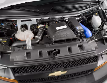 Sous la capuche 2008–18 Chevrolet Express 4500 Cutaway