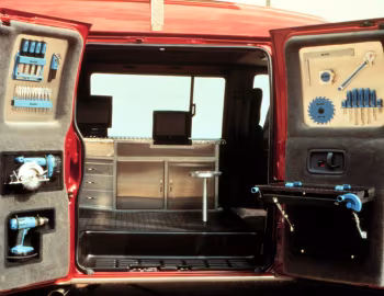 Interior Chevrolet Express Tool Time Van Concept '11.1998