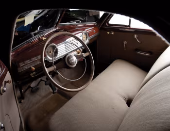 Interior 1947 Chevrolet Fleetmaster Country Club Sport Coupe (47EK-2124)
