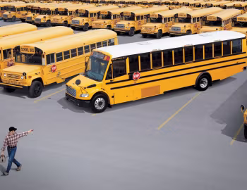Thomas/Freightliner Saf-T-Liner FS-65 School Bus, Ford B-Series, Chevrolet B-Series, Thomas Saf-T-Liner C2