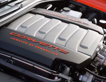 Bajo el capó Hennessey Corvette Stingray HPE700 Twin Turbo (C7) '2014–15