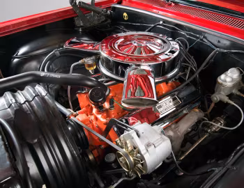 Bajo el capó 1963 Chevrolet Impala SS 327/300 HP Sport Coupe (1847)