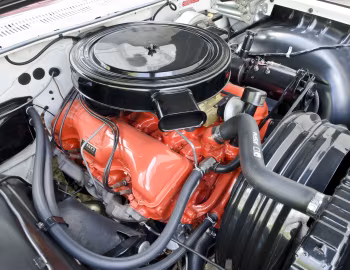 Bajo el capó 1959 Chevrolet Impala 348/280 HP Convertible (1867)