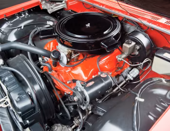Sous la capuche 1960 Chevrolet Impala 348/280 HP Super Turbo-Thrust Convertible (1867)