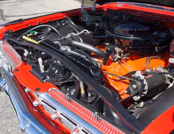 Under the hood 1959 Chevrolet Impala Convertible (1767/1867)