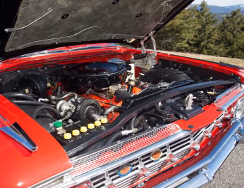 Under the hood 1959 Chevrolet Impala Convertible (1767/1867)