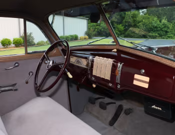 Interior 1940 Chevrolet Master 85 2-door Town Sedan (KB-1102)