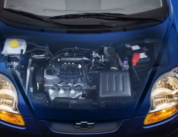 Bajo el capó Chevrolet Matiz EcoLogic (M250) '2007–10