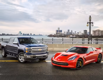 Chevrolet Silverado LTZ Crew Cab, Chevrolet Corvette Stingray Coupe