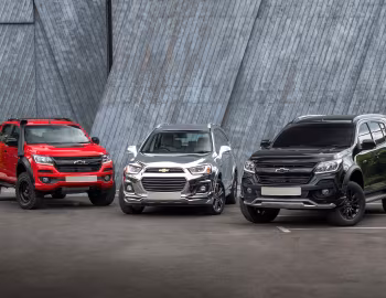 Chevrolet Trailblazer Perfect Black Concept, Chevrolet Captiva Chrome Edition Concept, Chevrolet Colorado Off-Road Style Concept