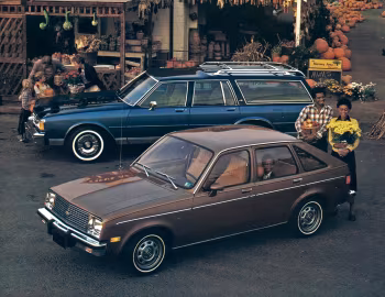 1981 Chevrolet Chevette 4-door Hatchback Sedan & Chevrolet Caprice Classic Station Wagon