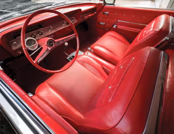 Intérieur 1962 Chevrolet Impala SS 409/409 HP Sport Coupe (1847)