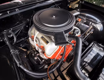 Bajo el capó 1962 Chevrolet Impala SS 409/409 HP Sport Coupe (1847)