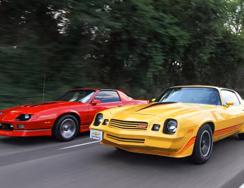 Chevrolet Camaro Z28 Sport Coupe, Chevrolet Camaro IROC-Z T-Top