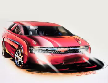 Скетч Chevrolet Nomad Concept '1999