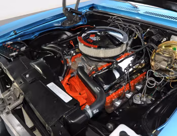 Bajo el capó 1970 Chevrolet Nova SS 396 (11427)