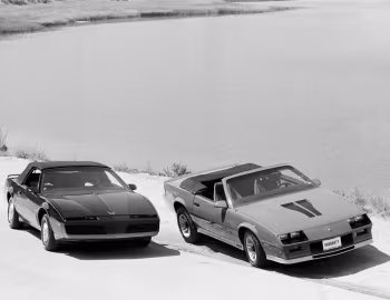 Chevrolet Camaro Z28 Convertible, Pontiac Firebird Convertible