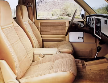 Interior 1983 Chevrolet S-10 Blazer 3-door