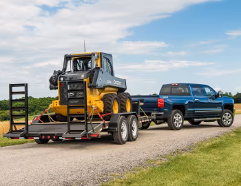 John Deere 324E, Chevrolet Silverado 2500 HD LTZ Z71 Crew Cab