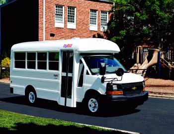 2010–18 Thomas Minotour MyBus SRW based on Chevrolet Express '06.2009–18