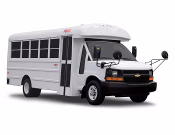 2010–18 Thomas Minotour MyBus DRW 051 based on Chevrolet Express '06.2009–18