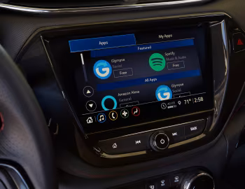Interior 2021–23 Chevrolet TrailBlazer RS [North America] '2020–23