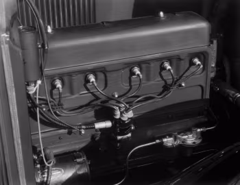 Under the hood 1930 Chevrolet Universal Phaeton (3AD)