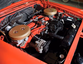 Bajo el capó 1961 Chrysler 300G Convertible (RC4-P 845) '1960–61