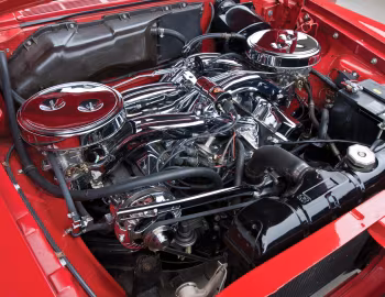 Sous la capuche 1961 Chrysler 300G Convertible (RC4-P 845) '1960–61