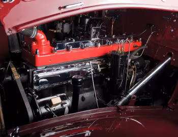 Bajo el capó 1933 Chrysler Custom Imperial Dual Cowl Phaeton by LeBaron (#3603)