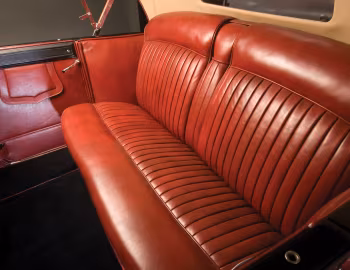 Interior 1933 Chrysler Custom Imperial Dual Cowl Phaeton by LeBaron (#3666)