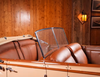 Interior 1933 Chrysler Custom Imperial Dual Cowl Phaeton by LeBaron (#3597)