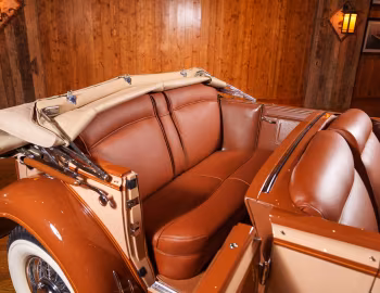 Interior 1933 Chrysler Custom Imperial Dual Cowl Phaeton by LeBaron (#3597)