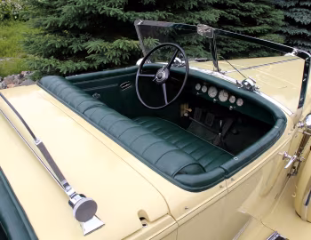 Interior 1931 Chrysler Imperial Dual Cowl Phaeton by LeBaron (CG)