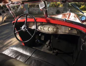 Panel frontal 1933 Chrysler Custom Imperial Dual Cowl Phaeton by LeBaron (#3613)