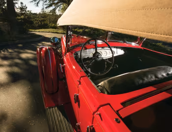 Interior 1933 Chrysler Custom Imperial Dual Cowl Phaeton by LeBaron (#3613)