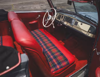 Interior 1940 Chrysler New Yorker Highlander Convertible Coupe (C-25)