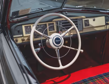 Interior 1940 Chrysler New Yorker Highlander Convertible Coupe (C-25)