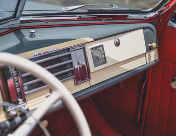 Interior 1940 Chrysler New Yorker Highlander Convertible Coupe (C-25)