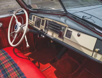 Interior 1940 Chrysler New Yorker Highlander Convertible Coupe (C-25)