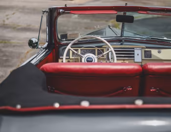 Interior 1940 Chrysler New Yorker Highlander Convertible Coupe (C-25)