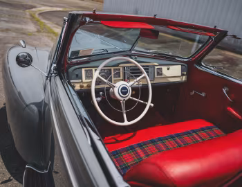 Interior 1940 Chrysler New Yorker Highlander Convertible Coupe (C-25)