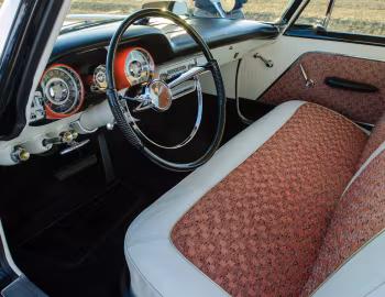 Interior 1957 Chrysler Saratoga Hardtop Coupe (C75-2 256)